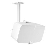Yibracki Metal Speaker Ceiling Mount for Sonos Five & Play 5 Gen 2 Speaker Mount - Tilt & Swivel Adjustable Bracket for Sonos Play:5 & Sonos 5 Ceiling Mount for Surround Sound, White