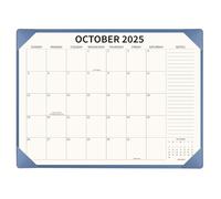 YIBUKIU Desk Calendar 2025-2026 with Desktop Mat, 22x17 inch Large Desk Pad Calendar 18 Months Runs From 2025 to June 2026, Big Desk Planner for Home Office and School, Blue