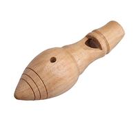 Yibuy 10.5x4cm Long Type Wooden Cuckoo Whistle Chirping for Training