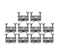 Yibuy 10 Pieces Aluminum Trumpet Mouthpiece Puller Remover 10 x 3.5 x 10.4 cm