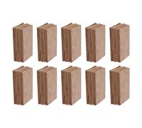 Yibuy 100 Pieces Saxophone Neck Joint Cork Pads Sheets 2.44"x1.61" for Soprano Cork