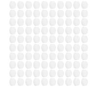 Yibuy 100 Pieces White Silicone Long Flute Sound Hole Plugs Pads Set 0.3" x 0.1"
