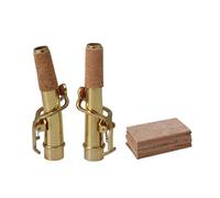 Yibuy 10cm Length Sax Curved & Straight Neck 10pcs Corks for Soprano Saxophone