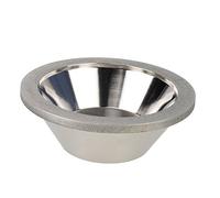 Yibuy 150 Grit 100mm Outside Dia 20mm ID Bowl Shape Diamond CBN Grinding Wheel