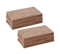 Yibuy 2.4x1.5 Inch Saxophone Cork Pad Set for Sax Clarinet Wood Color Pack of 20