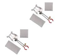 Yibuy 2 Pcs Professional Trumpet Lyre Sheet Music Clamp Clip 2.2 to 1cm Silver