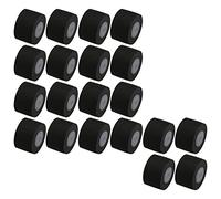 Yibuy 20 Pcs Pinch Rollers Wheels Reel for Tape Recorder 10x6.5x1.5mm Black