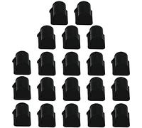Yibuy 20Pcs Black Horn Rubber for Flat Key Euphonium & Round Horn