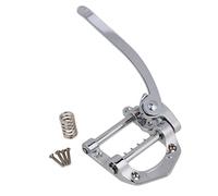 Yibuy 224 x 985mm zinc alloy silver electric guitar vibrato unit large