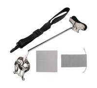 Yibuy 2Pcs Saxophone Lyre Clamp-On Sheet Music Cilp w/Storage Bag Neck Strp for Musical Performer