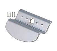 Yibuy 30 x 27mm Silver 4 String Banjo Tailpiece for Guitar Parts Replacement
