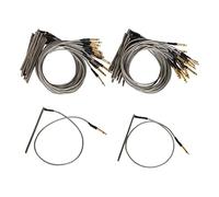 Yibuy 30PCS Grey Metal Pickup Sticks Under Saddle Tools 104x17mm for Ukulele