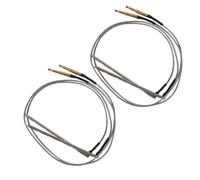 Yibuy 4 Pcs Piezo Saddle Transducer Pickup for Acoustic Guitar 13.18"x 2.71" Grey