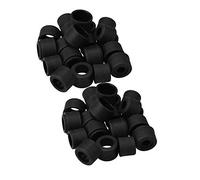 Yibuy 40 x Black Oboe Mouthpiece Head Cap Set Oboe Fittings