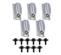 Yibuy 5 Pcs Single End Drum Lugs 1.5 Inch Percussion Part with M5 x 16mm Screw