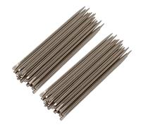 Yibuy 50 Pcs Silver Professional Saxophone Spring Drill 0.8-1.2mm for Tenor Metal