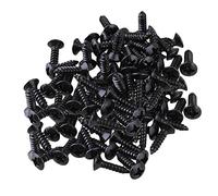 Yibuy 500Pcs Black Color Electric Guitar Pickguard Back Plates Mounting Screws