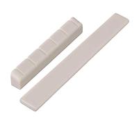 Yibuy 6 String Classic Guitar Plastic 52x6x9mm Nut & 80x3x10mm Saddle Beige