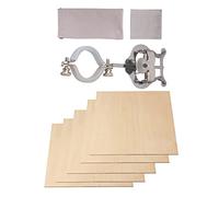 Yibuy 6Pcs Clarinet Lyre Clamp-On Sheet Music Clip and Wood Cork Sheets 1.5mm