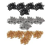 Yibuy 750x Electric Guitar Pickguard Screws Metal Parts Chrome Black Gold Kit 6x12mm