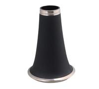 Yibuy Black Clarinet Bell ABS Material Clarinet Accessory Woodwind Bb Trumpet