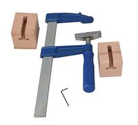 Yibuy Blue Wood Handheld FretPressing Tool for Guitar Fretboard Fret Inlay