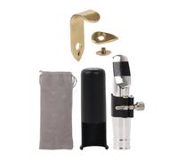 Yibuy Mouthpiece 6# Clamp Replacement Kit for Tenor Saxophone w/Thumb Hook Rest