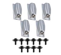 Yibuy Single End Snare Drum Lugs, 1.5", 5 Pieces | M5 x 16mm Screws, For Upgrade