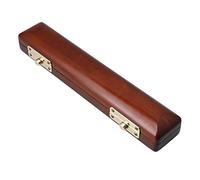 Yibuy Wood Flute Head Joint Maple Case Flute Wooden Storage Box Amber Color