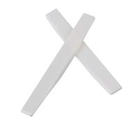 Yibuy2 Pieces White Superior Quality Acoustic Guitar String Upper Nut