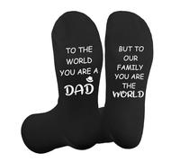 Yicadorn Father Day Gifts from Daughter Son,Personalised Father's Day Presents,Daddy Father Day Gifts,Mens Socks,Birthday Gifts for Dad,Presents for Dad,Daddy Christmas Valentines Gifts