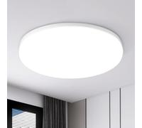 YICALE Modern Bathroom Ceiling Light White 40W 6500K LED Ø23cm Ceiling Lamp