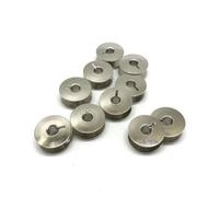 YICBOR 10 Pcs Metal "L" Bobbins 55623S for Juki DDL-555, DDL-227, DDL-5530, DDL-555, DDL-5550, TL-15, TL-18QVP, TL-2000Qi, TL-2010Q, TL-2020PE