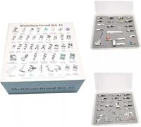 YICBOR 42Pcs Presser Foot Set Sewing Machine Presser Feet with Manual Fit Singer, Brother, Janome, Elna, Toyota, New Home, Simplicity, Necchi, Kenmore and Other Low Shank Sewing Machines