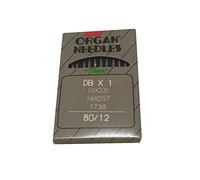 YICBOR Industrial Lockstitch Sewing Needles for Organ, DBX1 16X231 16X257 1738 Size 80/12