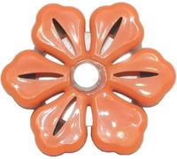 YICBOR Magnetic Thread Cutter, Flower-Shaped Quilting Tool, Orange and Blue (Orange)