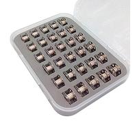 YICBOR Metal Bobbins for Bernina 130,140,440,809,830,930,1030,1031,1120,1130,1530 Sewing Machine (30pcs/Box)
