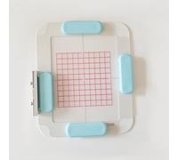 YICBOR #SA432M 4"x4" Magnetic Embroidery Hoop Compatible with Brother SE600 SE400 SE625 SE425 PE550D PE540D PE535 PE525 PE500 Innovis Babylock Come with 4PCs Blue Strong Magnets