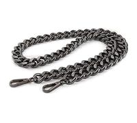 Yichain 42 Inch Thick Metal Chain Replacement Chain for Mini Wallet, Waist Bag, Chest Bag (Black, Grey, Large)