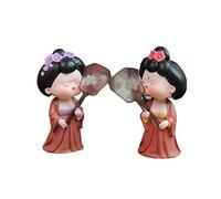 Yichangchuan Car Dashboard Decoration Creative Resin Chinese National Trend Shaking Head Statue Personalized Desk Collection Business Gift Birthday Gift (A)