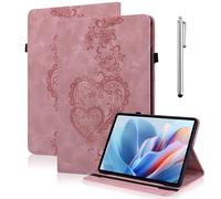 YiChZhe Case for Honor Pad X9a 11.5 inch 2025, Shockproof Protective Case with Adjustable Stand Card Slot Pen Holder Cover, Pink