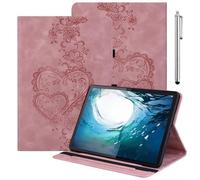 YiChZhe Case for Lenovo Idea Tab 11" 2025/Tab M11 2024 11" Shockproof Protective Case with Adjustable Stand Card Slot Pen Holder TB330FU Cover, Pink