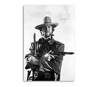 YICIMAOYI Clint Eastwood in 'Outlaw Josie Wales' Poster Decorative Painting Canvas Wall Posters And Art Picture Print Modern Family Bedroom Decor Posters 08x12inch(20x30cm)