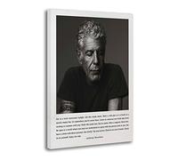 YICIMAOYI Vintage Anthony Bourdain's Cook Quote Poster Decorative Painting Canvas Wall Posters And Art Picture Print Modern Family Bedroom Decor Posters 24x36inch(60x90cm)