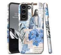 YICKLMNP Case for Samsung Galaxy S21 Plus/S30 Plus, Slim Fit Hybrid Cover-Shockproof & Scratch Resistant,Dual-Layer Protection PC + TPU,Drop Defense,Anti-Yellowing,Christian Quotes 02