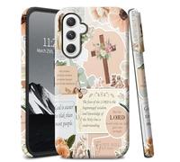 YICKLMNP Case for Samsung Galaxy S23, Slim Fit Hybrid Cover-Shockproof & Scratch Resistant,Dual-Layer Protection PC + TPU,Drop Defense,Anti-Yellowing,Christian Quotes 01