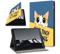 YICKLMNP Case for Samsung Galaxy Tab A9+ 10.9" 2023 - Auto Wake/Sleep PU Leather Stand Cover,Multi-Angle Viewing,Don't Touch My Things