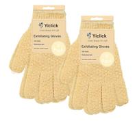 Yiclick Heavy Exfoliating Gloves, Exfoliating Body Scrubber for Bath Shower Exfoliation, Body Scrub Exfoliator for Dead Skin Remover, Exfoliate Sponge Loofah Washcloth Mitt Men Women