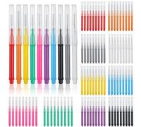 YICOTA 100 Pieces Interdental Brushes,10 Colors Soft Dental Floss Brushes,Floss Picks for Braces and Oral Care Dental Cleaning Brushes for Teeth Gaps, Floss Sticks Hygienic Toothpick Tool