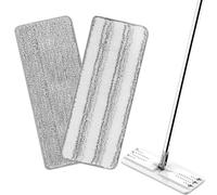 Yicotira 2 Pack Mop Replacement Pads Compatible with Joymoop Flat Mop